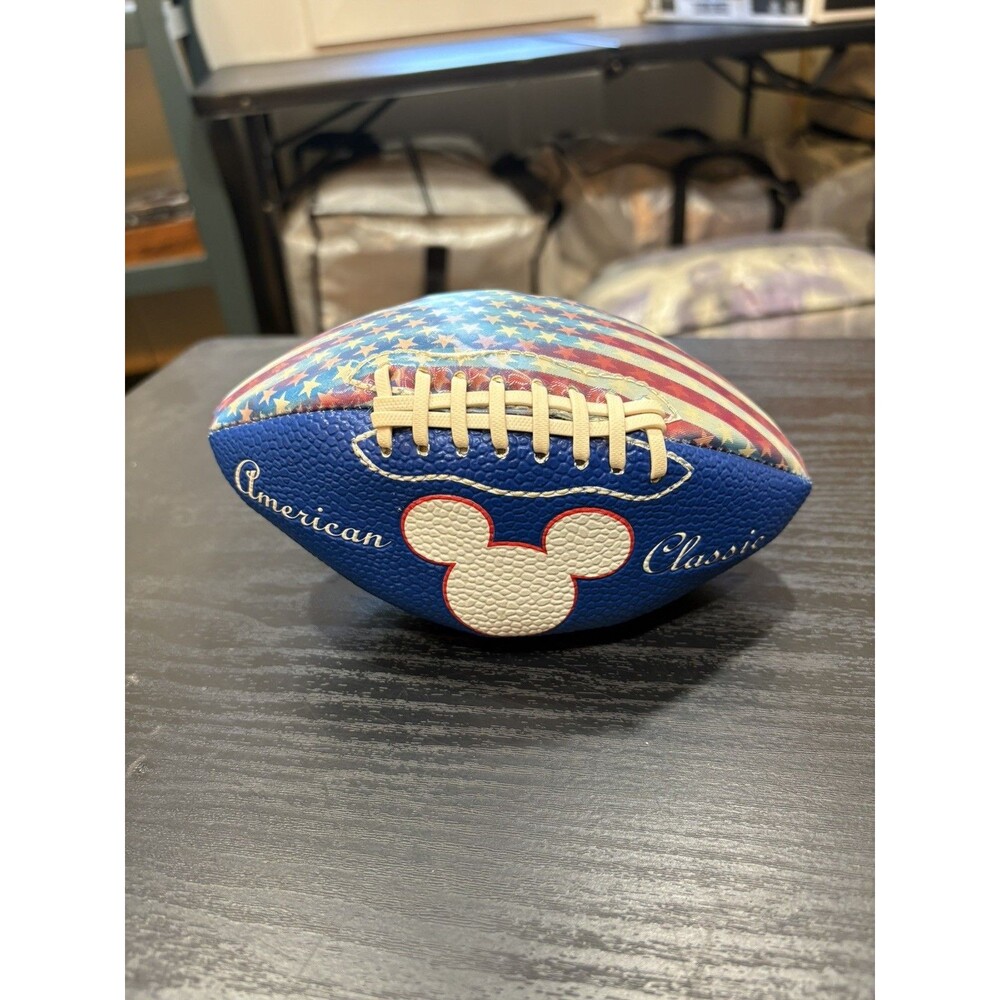 Mickey Mouse American Classic Red White And Blue Mini Football WDW
